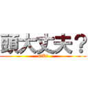 頭大丈夫？ (OK?)