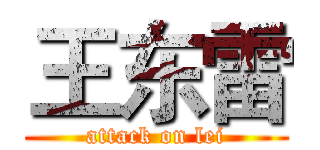 王东雷 (attack on lei)