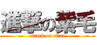 進撃の紫毛 (attack on titan)