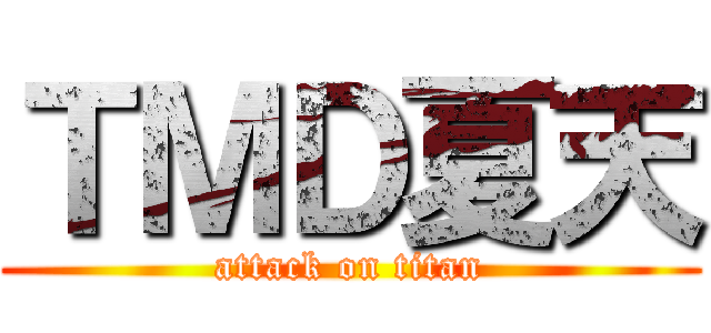 ＴＭＤ夏天 (attack on titan)