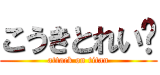 こうきとれい💓 (attack on titan)