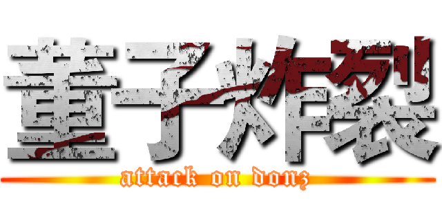 董子炸裂 (attack on donz)