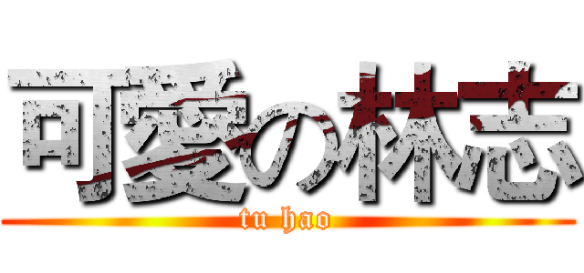 可愛の林志 (tu hao)