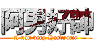 阿男好帥 (A nan very Handsome)