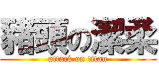 豬頭の潔柔 (attack on titan)
