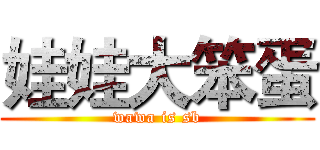 娃娃大笨蛋 (wawa is sb)