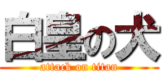 白皇の犬 (attack on titan)