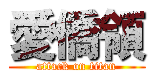 愛僑領 (attack on titan)