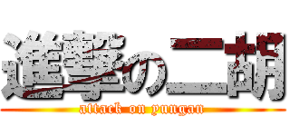 進撃の二胡 (attack on yungan)