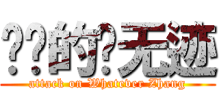 进击的张无迹 (attack on Whatever Zhang)