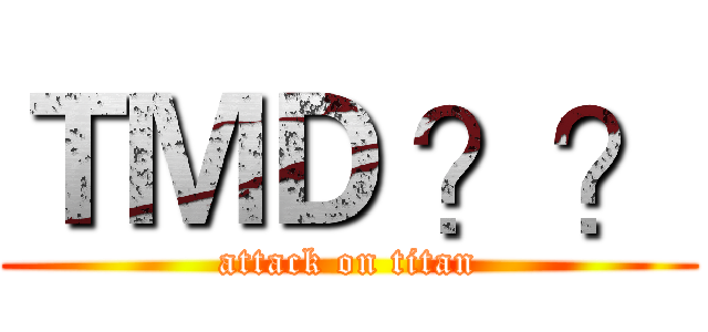 ＴＭＤ ？？ (attack on titan)