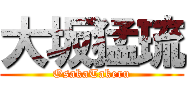 大坂猛琉 (OsakaTakeru)