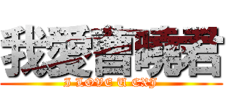 我愛曹曉君 (I LOVE U CXJ)