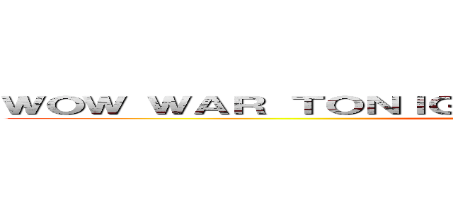 ＷＯＷ ＷＡＲ ＴＯＮＩＧＨＴ 〜時には起こせよムーヴメント〜 (H Jungle with t)