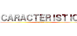 ＣＡＲＡＣＴＥＲＩＳＴＩＣＡ (del humanismo)