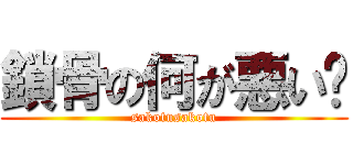 鎖骨の何が悪い‼ (sakotusakotu)