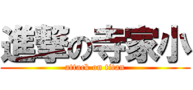 進撃の寺家小 (attack on titan)