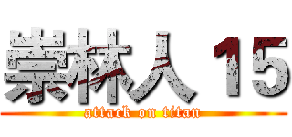 崇林人１５ (attack on titan)