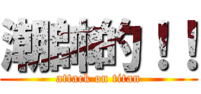 潮帥的！！ (attack on titan)