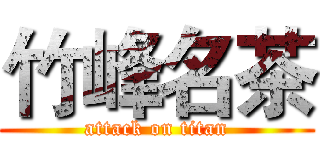 竹峰名茶 (attack on titan)