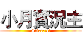小月實況主 (minecraft)