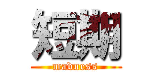 短期 (madness)