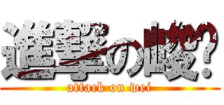 進撃の峻瑋 (attack on wei)