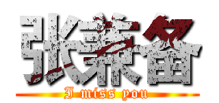 张兼备 (I miss you)