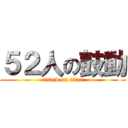 ５２人の鼓動 (attack on titan)