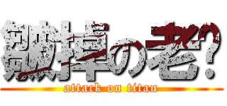 皺掉の老闆 (attack on titan)