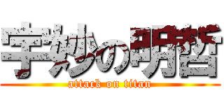宇妙の明哲 (attack on titan)