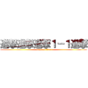 進撃進撃進撃１－１進撃 (attack on titan)