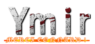 Ｙｍｉｒ (MERCI CONNARD !)
