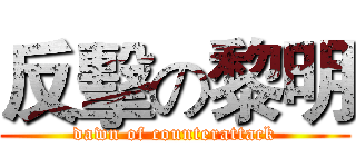 反擊の黎明 (dawn of counterattack)