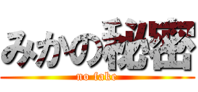 みかの秘密 (no fake)