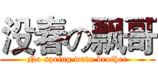 没春の飘哥 (No spring wave brother)