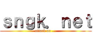 ｓｎｇｋ．ｎｅｔ (attack on ...)