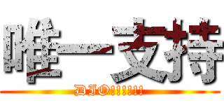 唯一支持 (DIO!!!!!!)