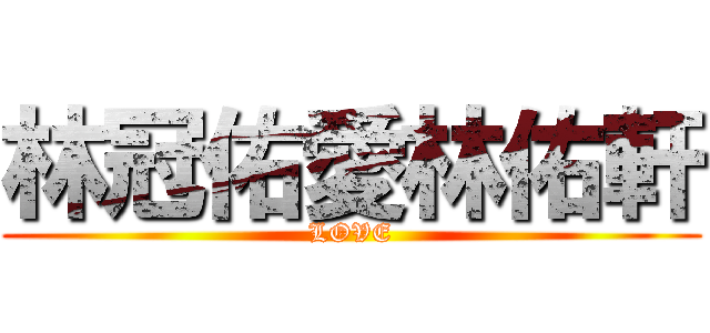 林冠佑愛林佑軒 (LOVE)