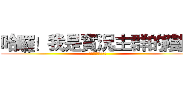 哈囉！我是實況主群的陰陽 (我是實況主群的陰陽)