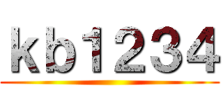 ｋｂ１２３４ ()