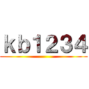 ｋｂ１２３４ ()