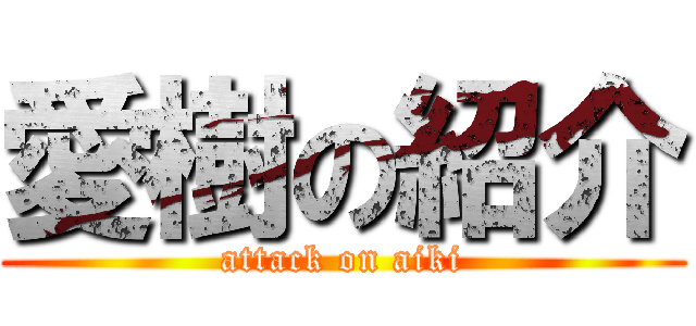 愛樹の紹介 (attack on aiki)