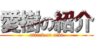 愛樹の紹介 (attack on aiki)