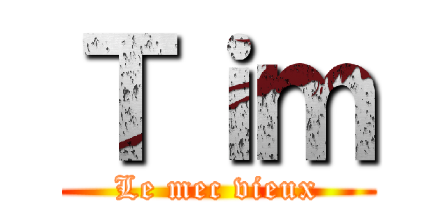 Ｔｉｍ (Le mec vieux)