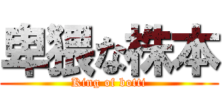 卑猥な株本 (King of botti)