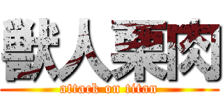獣人栗肉 (attack on titan)