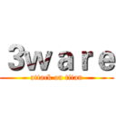 ３ｗａｒｅ (attack on titan)