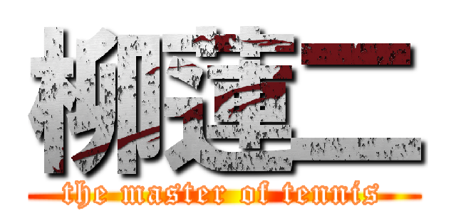 柳蓮二 (the master of tennis)