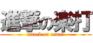 進撃の楽打 (attack on camel)
